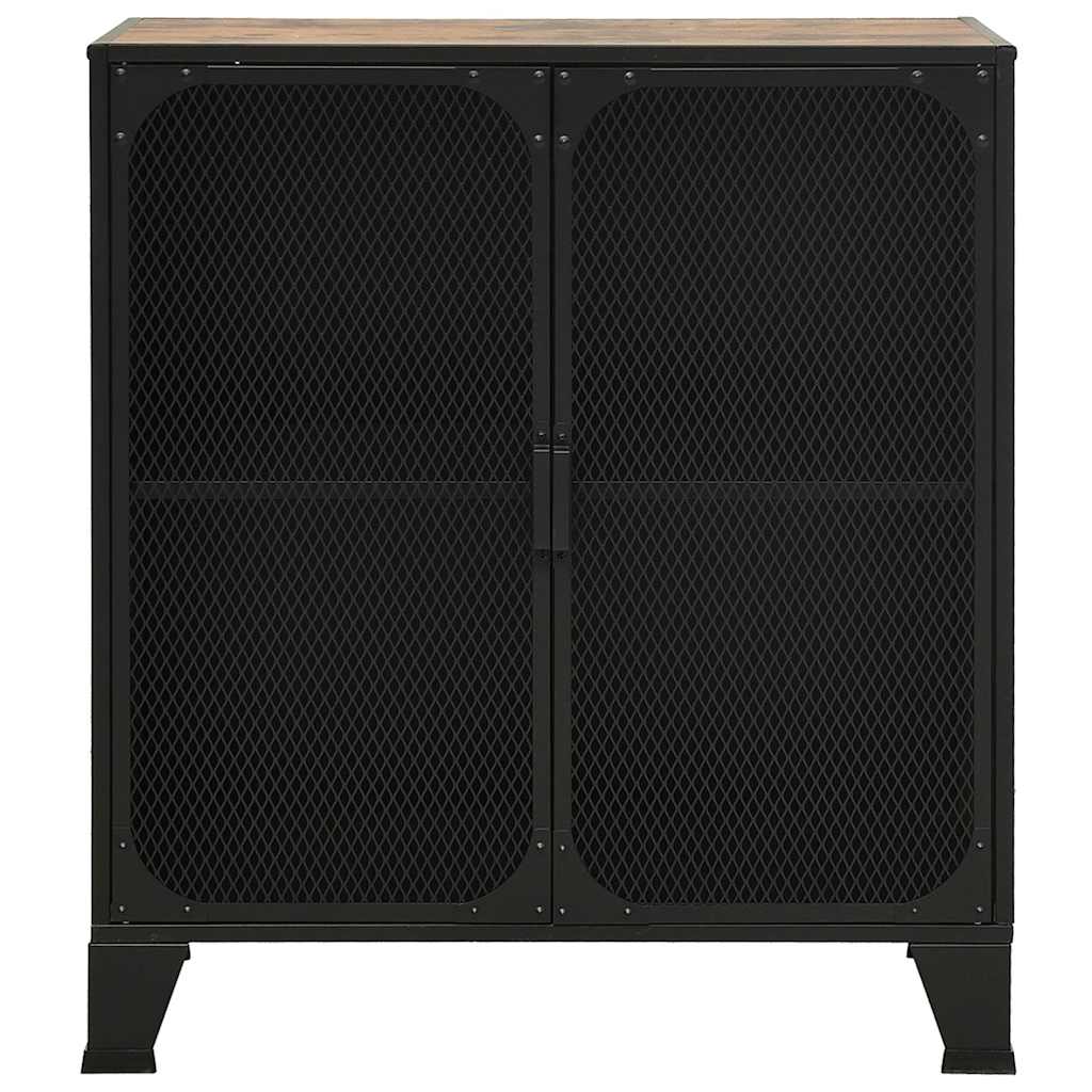 Hoiukapp, maapruun, 72x36x82 cm, metall ja MDF