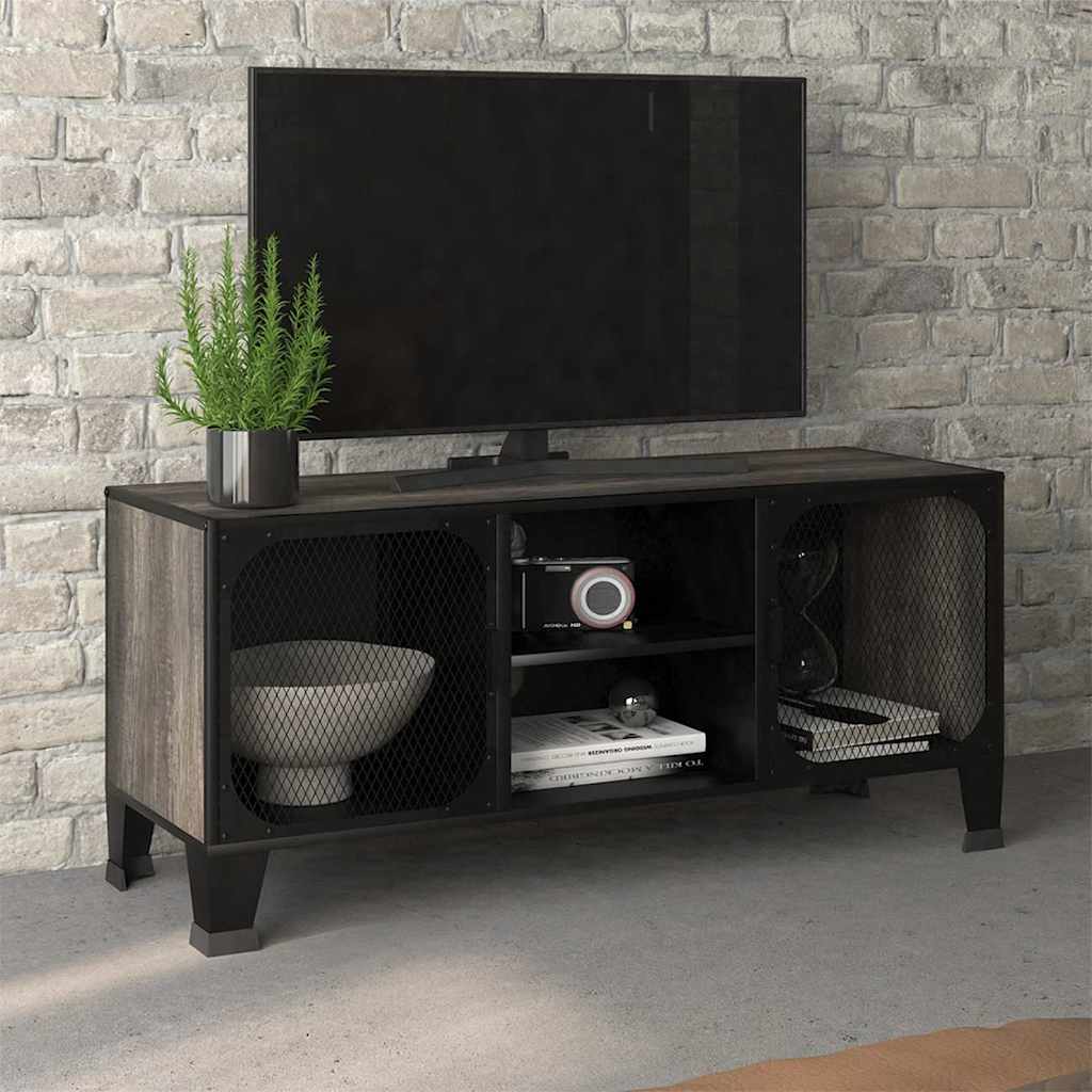 TV-kapp, hall, 105x36x47 cm, metall ja MDF