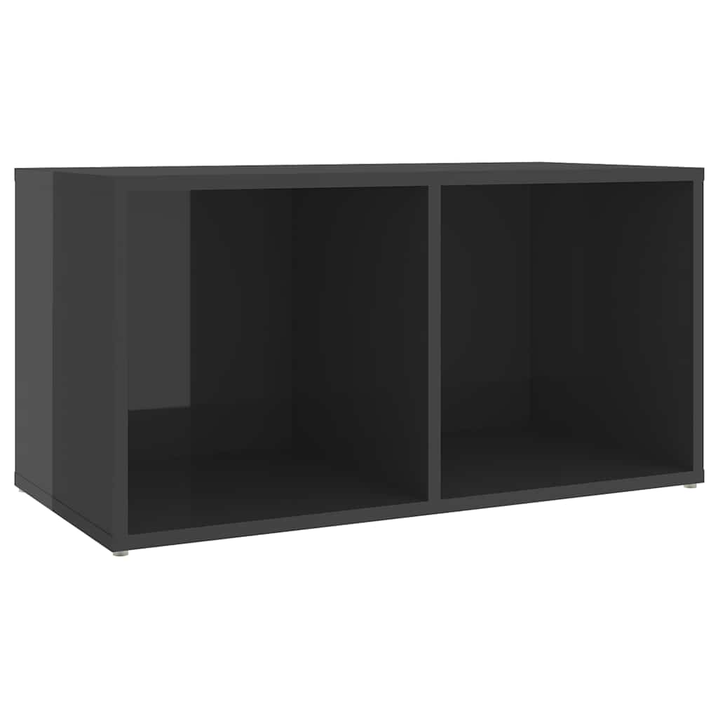 Telerikapid 2 tk, kõrgläikega hall, 72x35x36,5 cm tehispuit