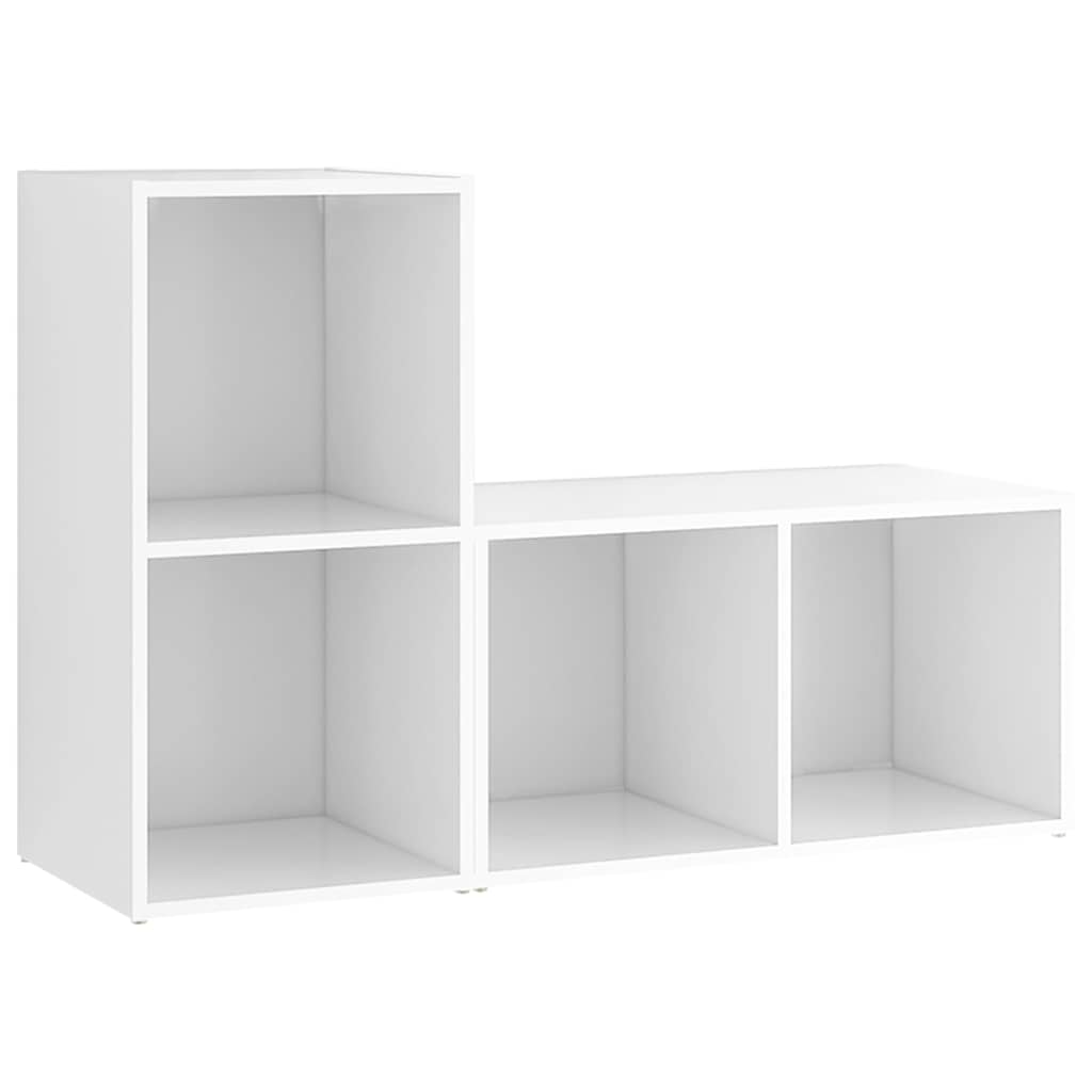 Telerikapid 2 tk valge 72x35x36,5 cm tehispuit
