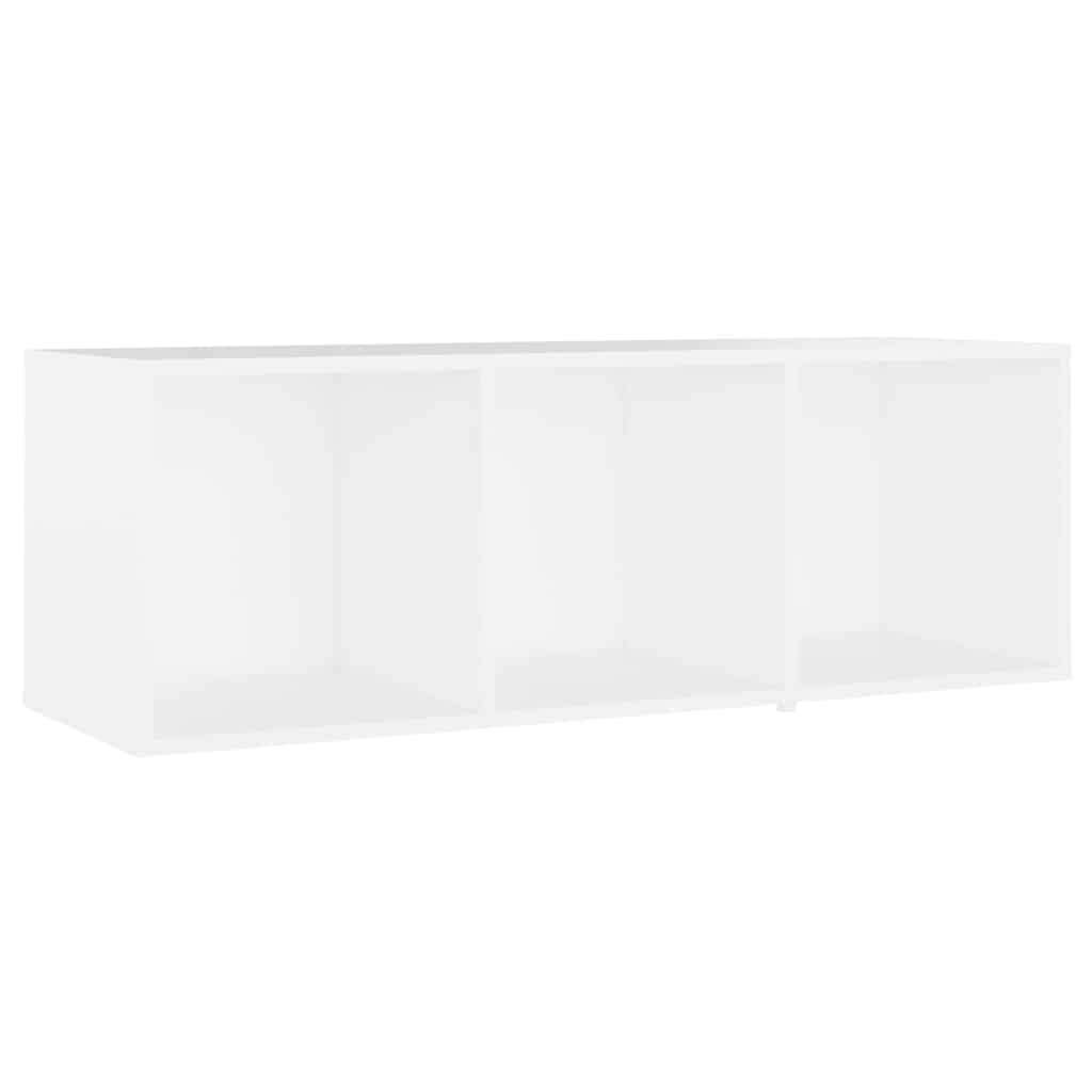 Telerikapid 4 tk valge 107x35x37 cm puitlaastplaat