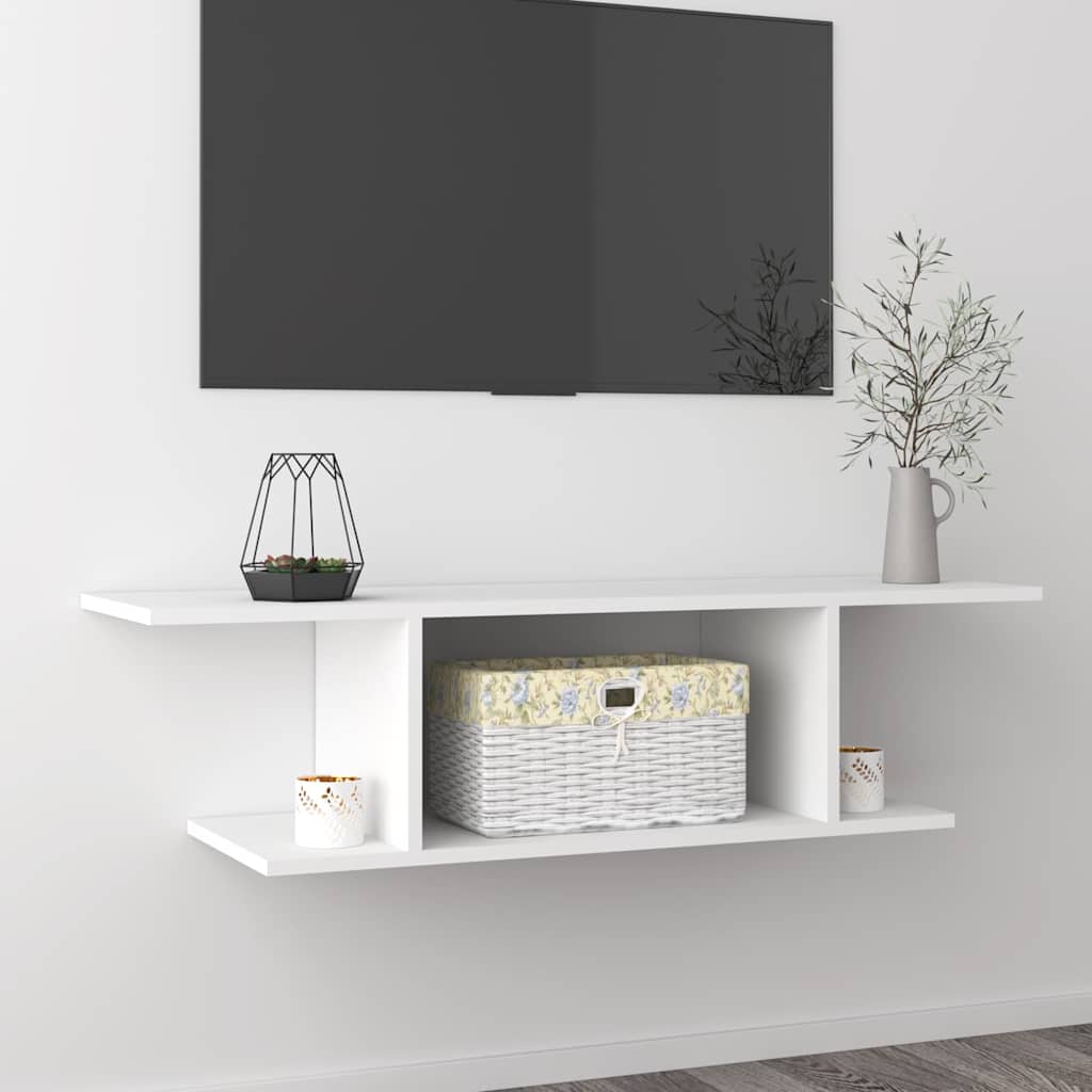 Seina telerikapp, valge, 103 x 30 x 26,5 cm