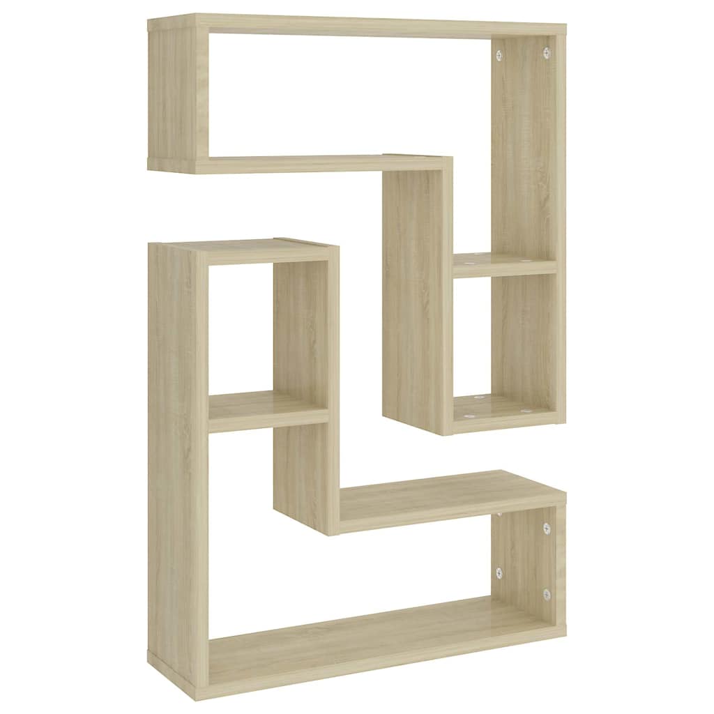 Seinariiulid 2 tk, Sonoma tamm, 50 x 15 x 50 cm, tehispuit