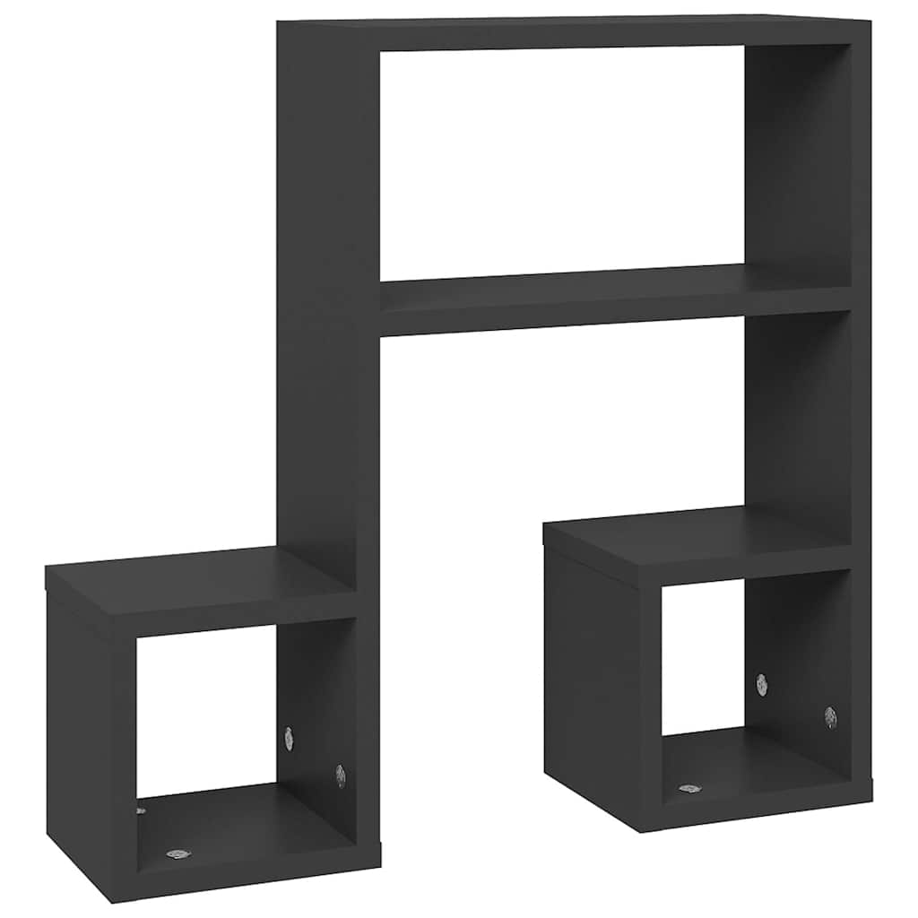 Seinariiulid 2 tk, hall, 50x15x50 cm, tehispuit