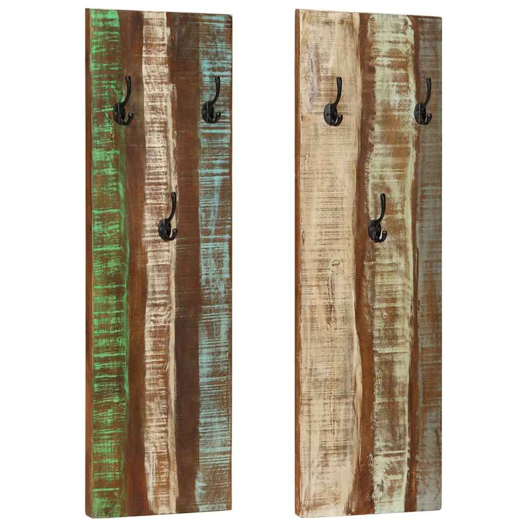Seinanagid 2 tk, 36 x 3 x 110 cm, taastatud puit