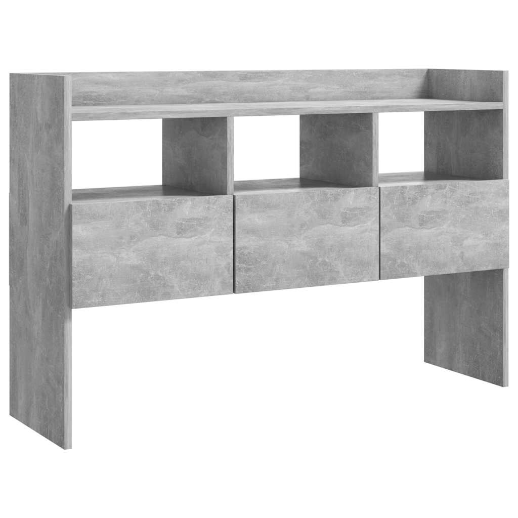 Puhvetkapp, betoonhall, 105 x 30 x 70 cm tehispuit