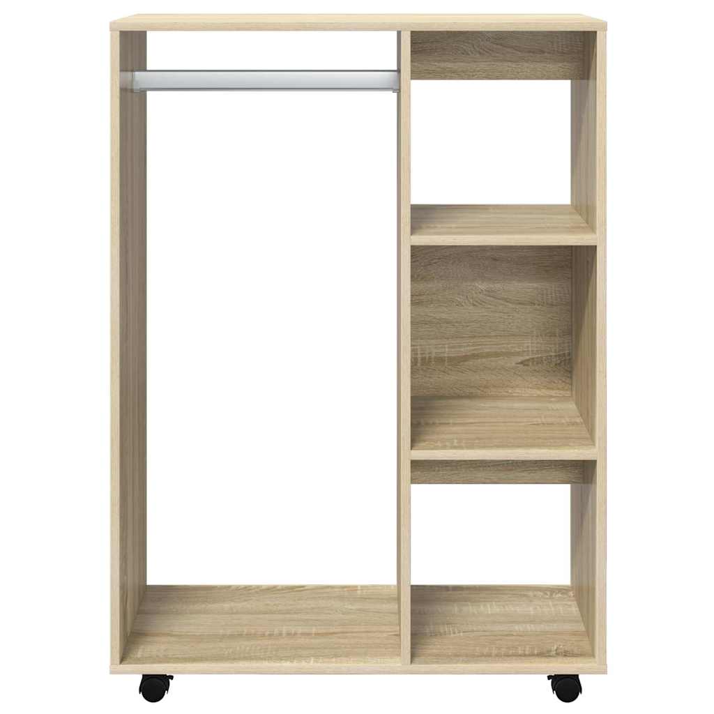 Riidekapp, Sonoma tamm, 80 x 40 x 110 cm, tehispuit