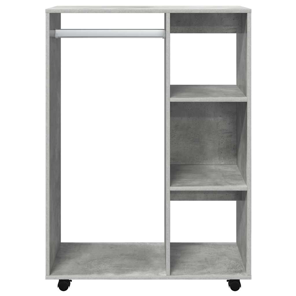 Riidekapp, betoonhall, 80 x 40 x 110 cm, tehispuit