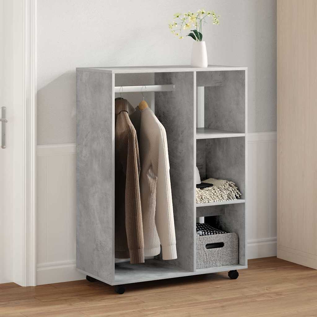 Riidekapp, betoonhall, 80 x 40 x 110 cm, tehispuit