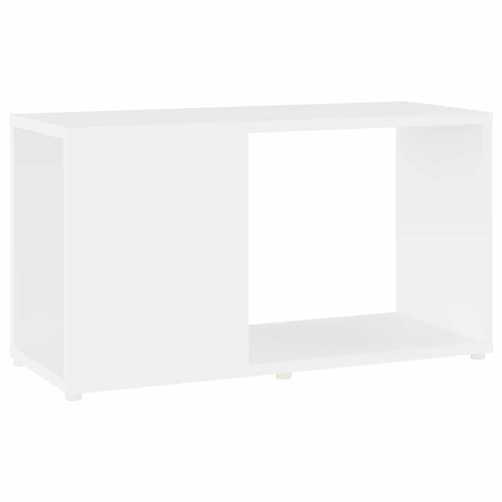 Telerikapp, valge, 60 x 24 x 32 cm, puitlaastplaat