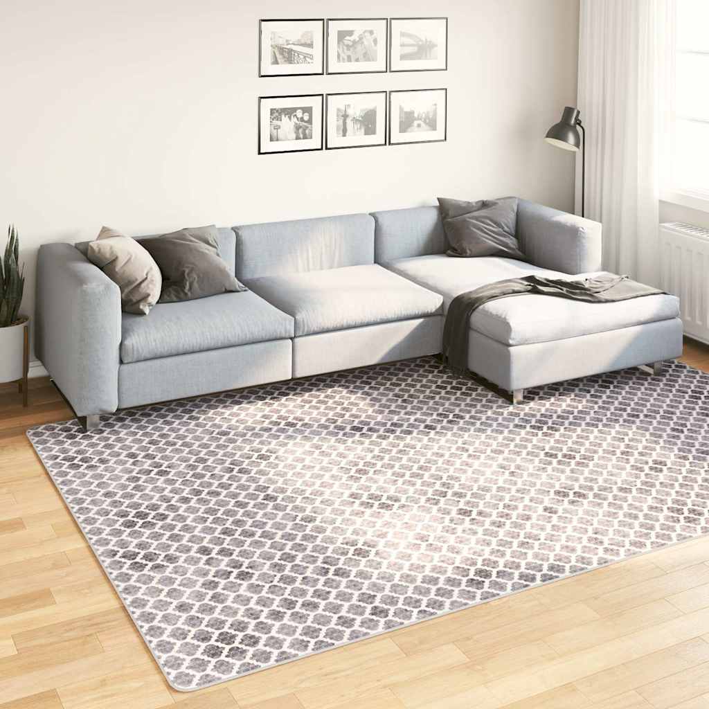 Vaip, pestav, 190 x 300, hall ja valge