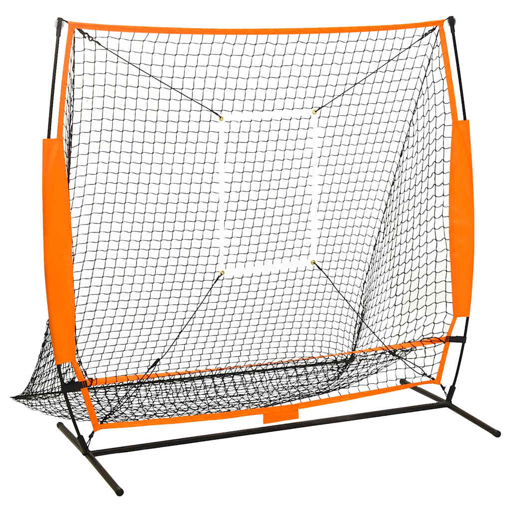 Mitme spordiala pesapalli harjutusvõrk, must, 174x76x158,5 cm