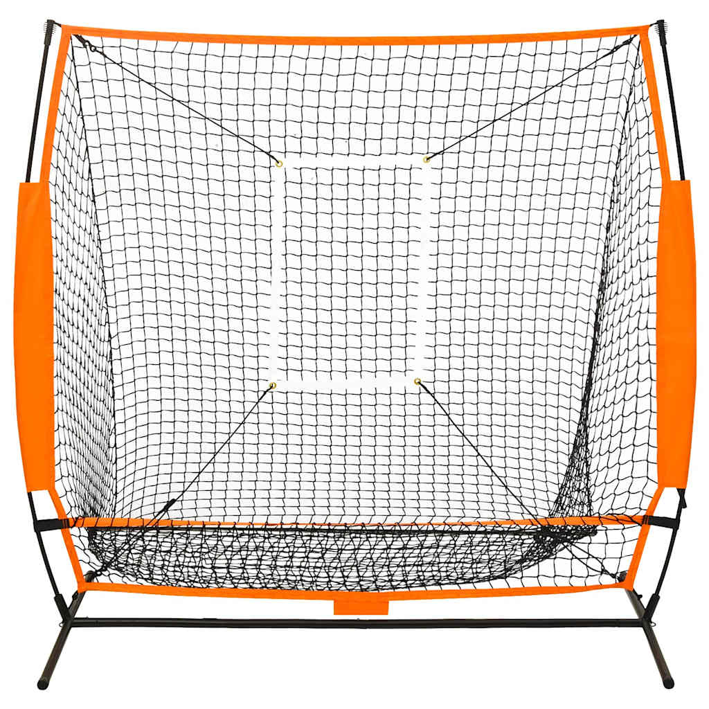 Mitme spordiala pesapalli harjutusvõrk, must, 174x76x158,5 cm
