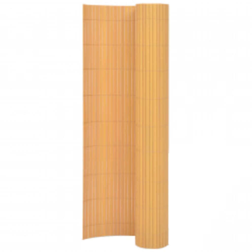 Kahepoolne piirdeaed 90 x 400 cm, kollane