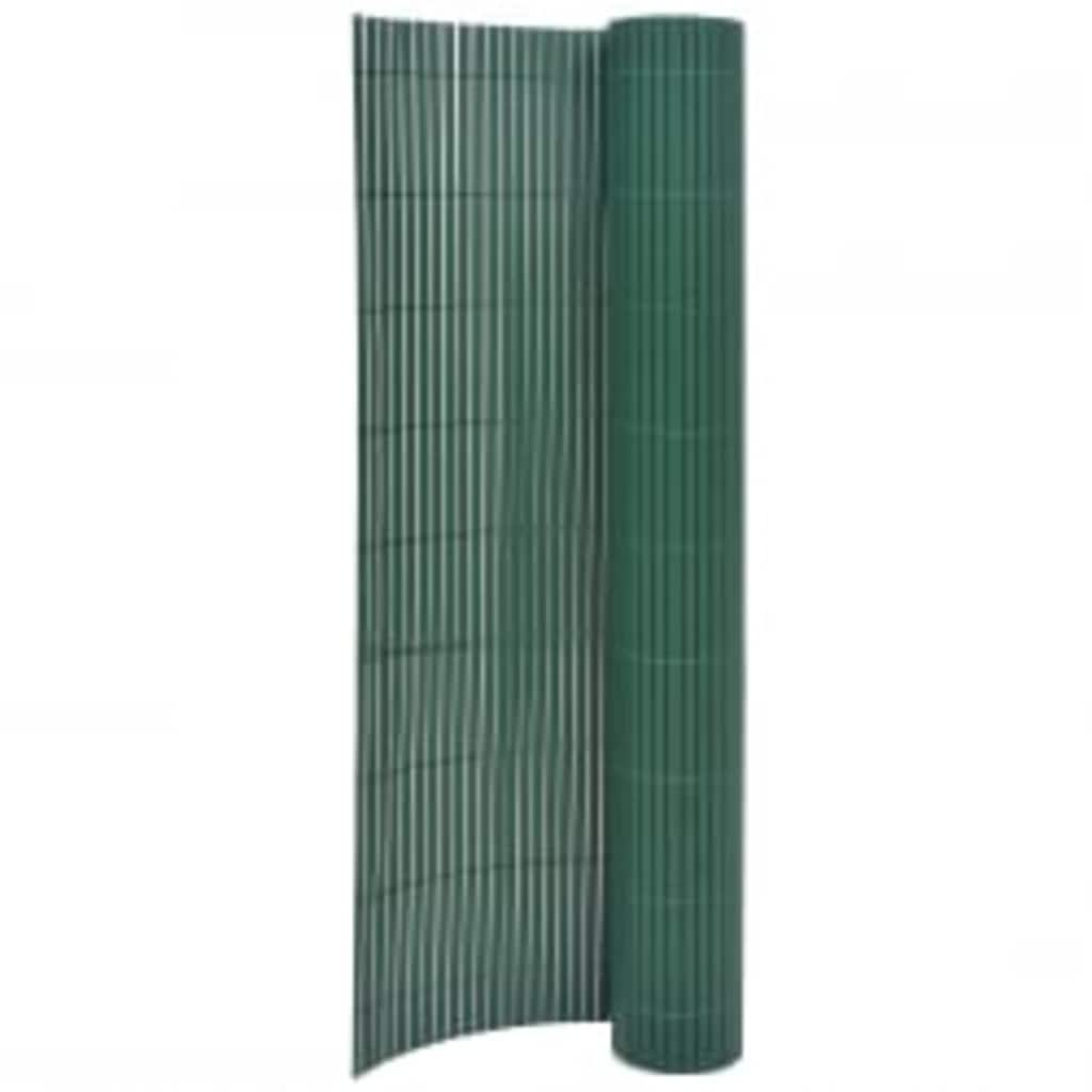 Kahepoolne piirdeaed 110 x 500 cm, roheline
