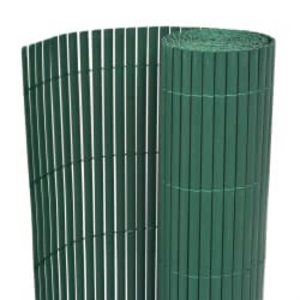 Kahepoolne piirdeaed 110 x 500 cm, roheline