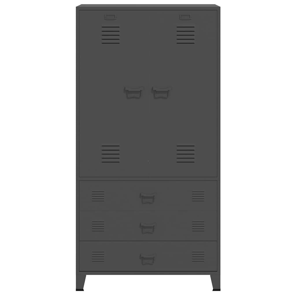Garderoob, antratsiit, 90 x 50 x 180 cm, metall