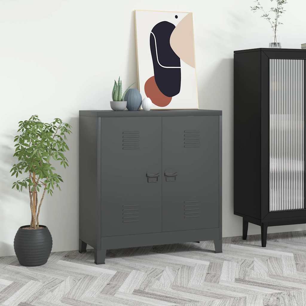 Tööstuslik hoiukirst antratsiit 90x40x100 cm teras