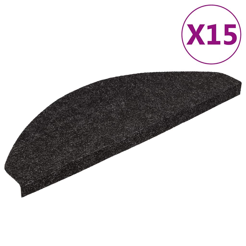 Isekleepuv trepivaip, 15 tk, 65x22,5x3,5 cm, antrasiithall