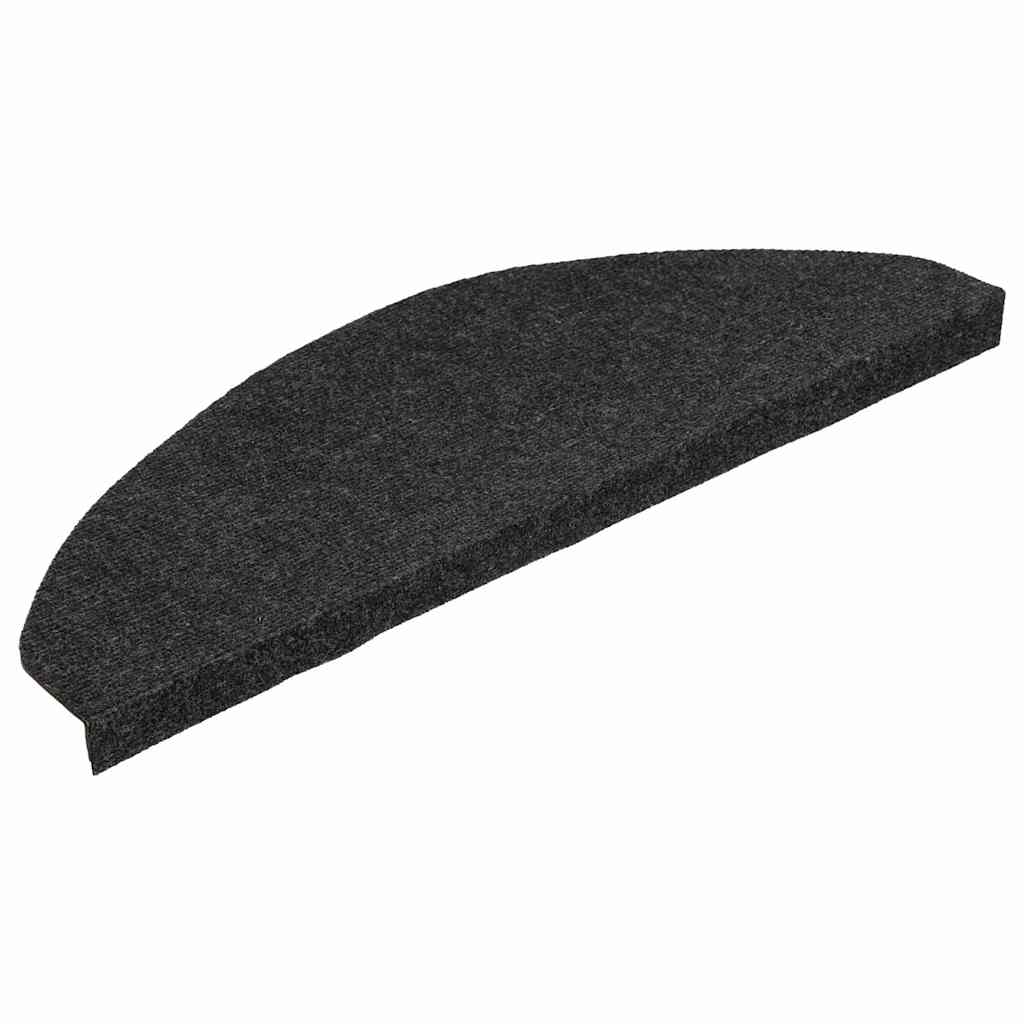 Isekleepuv trepivaip, 15 tk, 65x22,5x3,5 cm, must