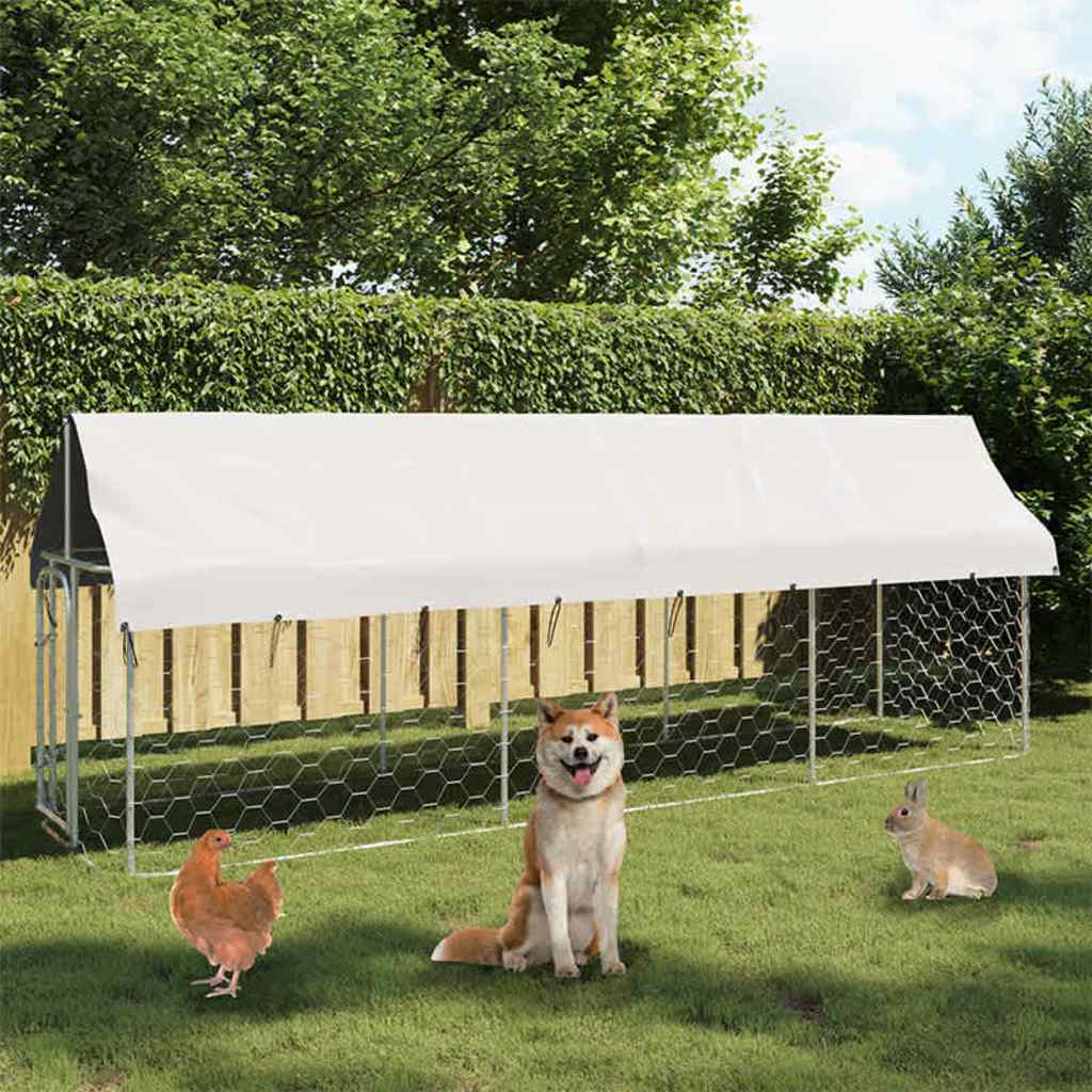 Katusega koeraaed, 400 x 100 x 150 cm