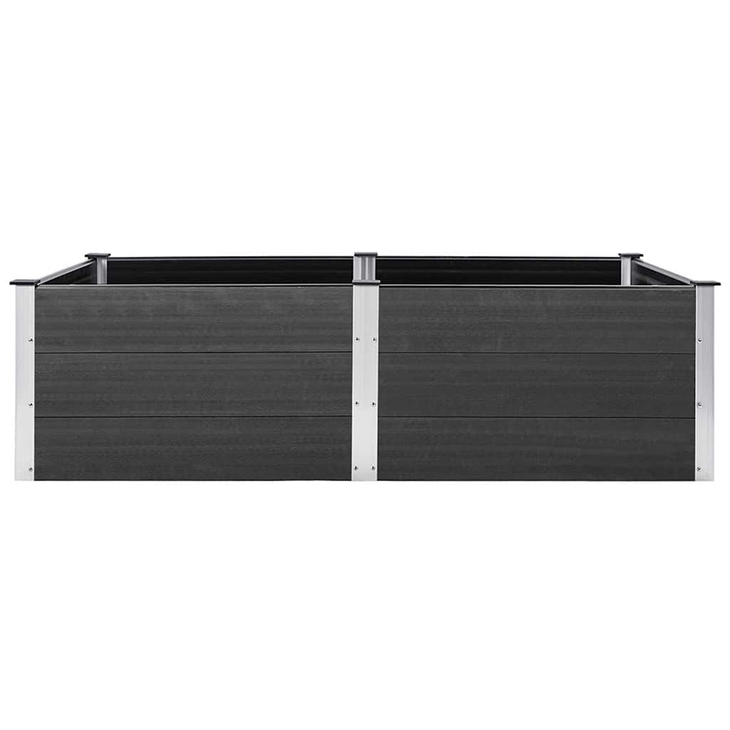 Aia taimelava 200x100x54 cm, puidu-plasti segu, hall