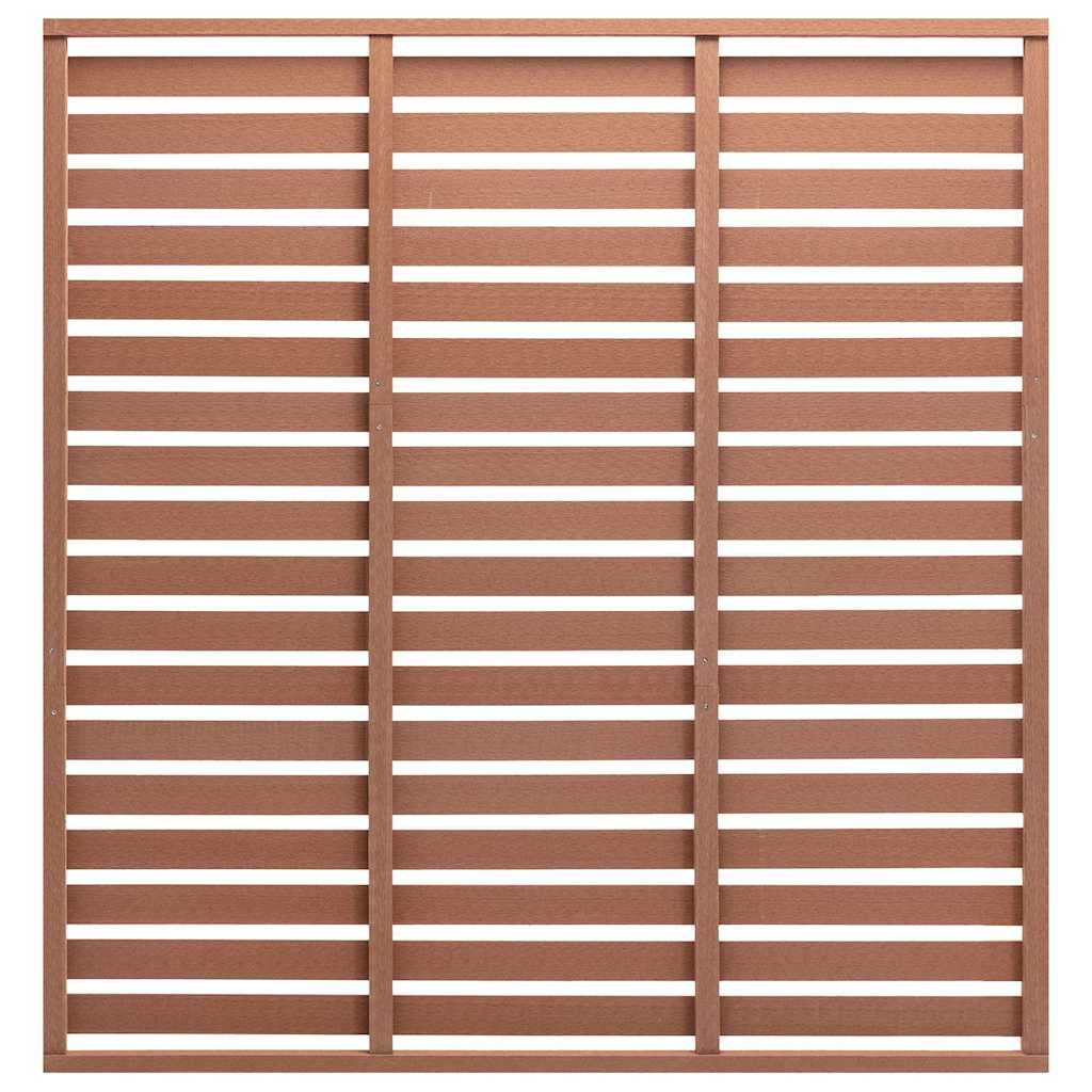 Aiapaneel, WPC, 180 x 180 cm, pruun