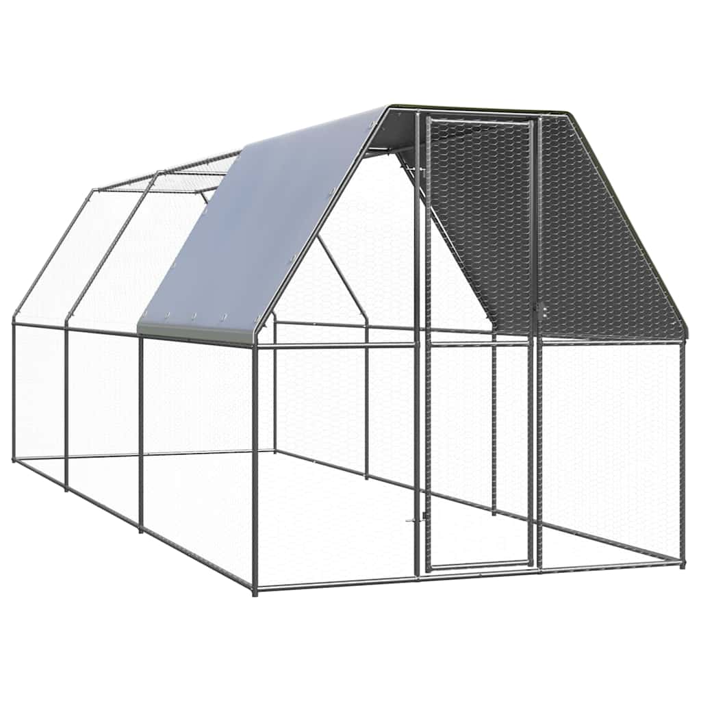 Kanapuur, 2 x 6 x 2 m, tsingitud teras