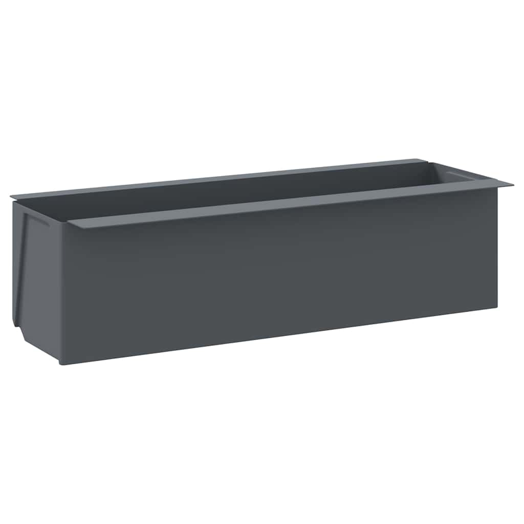Lillekastid euroalustele 12 tk hall 36x13,5x9,5 cm PP