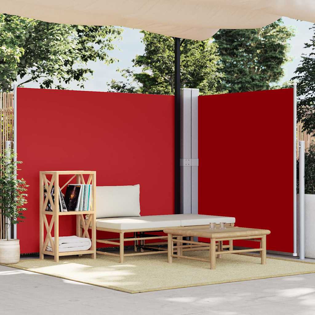 Lahtitõmmatav külgsein, 180 x 600 cm, punane
