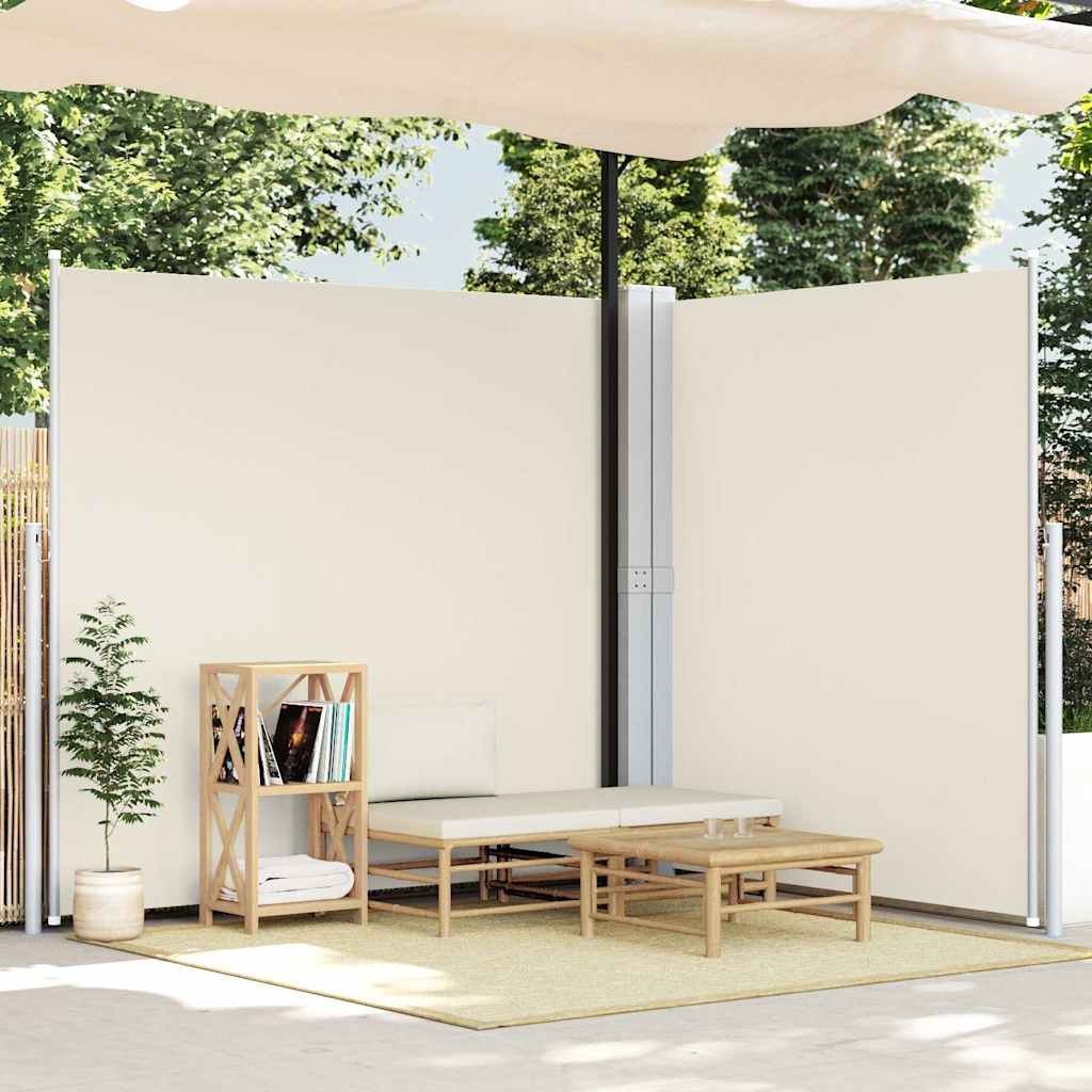 Lahtitõmmatav külgsein kreemjas 200 x 600 cm