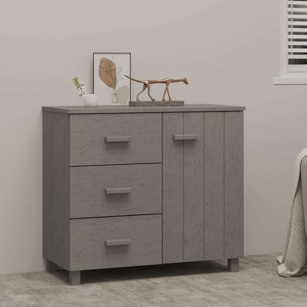 Öökapp "HAMAR", helehall, 90x40x80 cm, männipuit