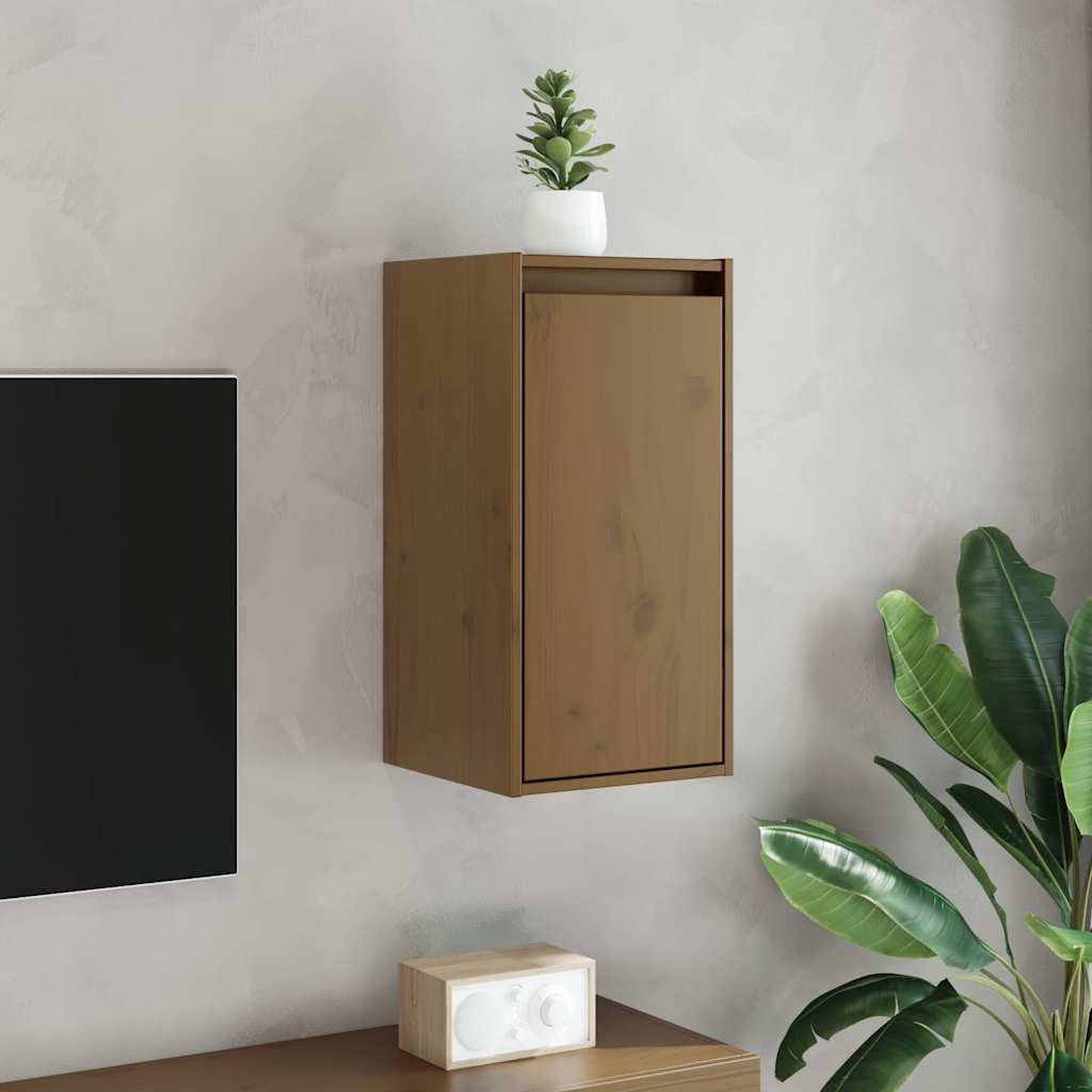 Seinakapid 2 tk, meepruun, 30x30x60 cm, männipuit