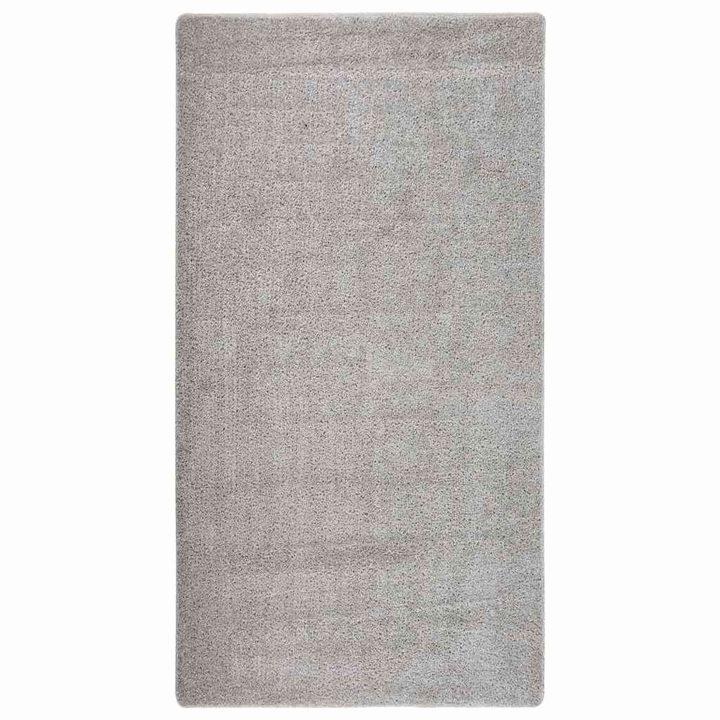 Karvane vaip, helehall, 80 x 150 cm, libisemiskindel