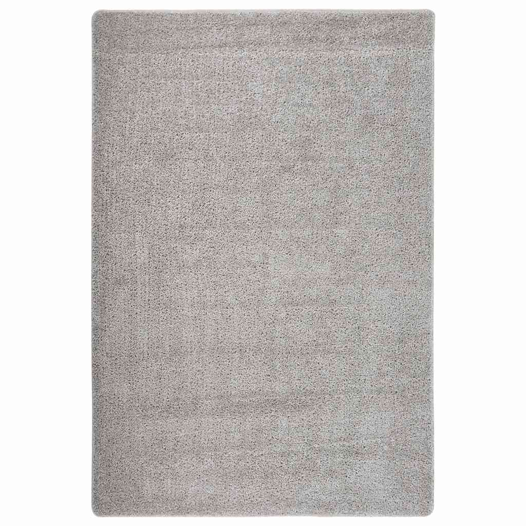 Karvane vaip, helehall, 140 x 200 cm, libisemiskindel