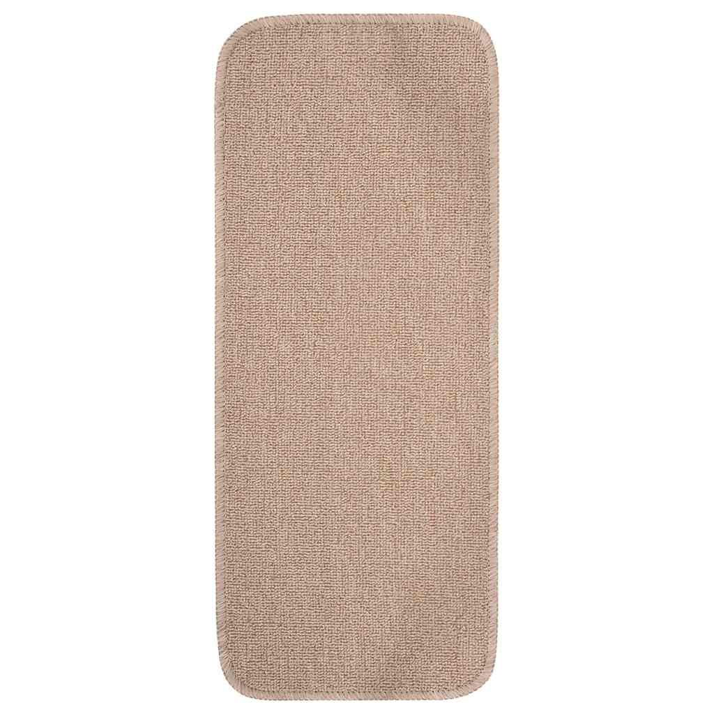 Libisemisvastased trepimatid 15 tk 60x25 cm beež ristkülik