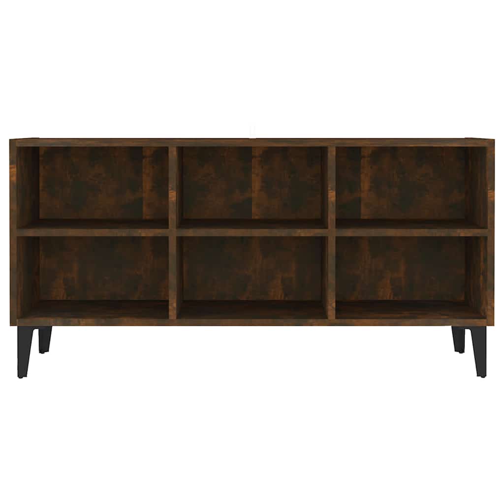 Telerikapp metalljalgadega, suitsutatud tamm 103,5 x 30 x 50 cm