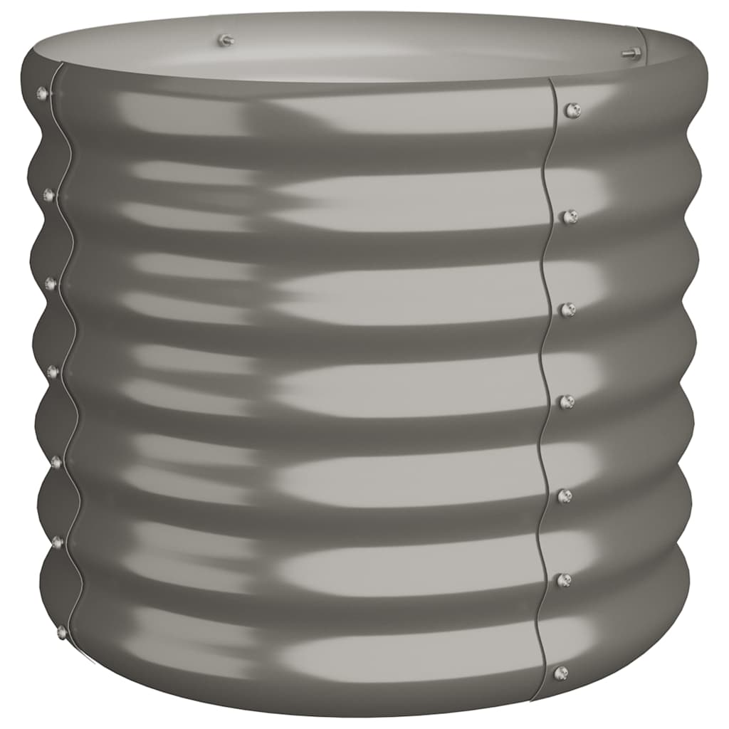 Aia taimekast, galvaniseeritud teras, 40 x 40 x 36 cm, hall