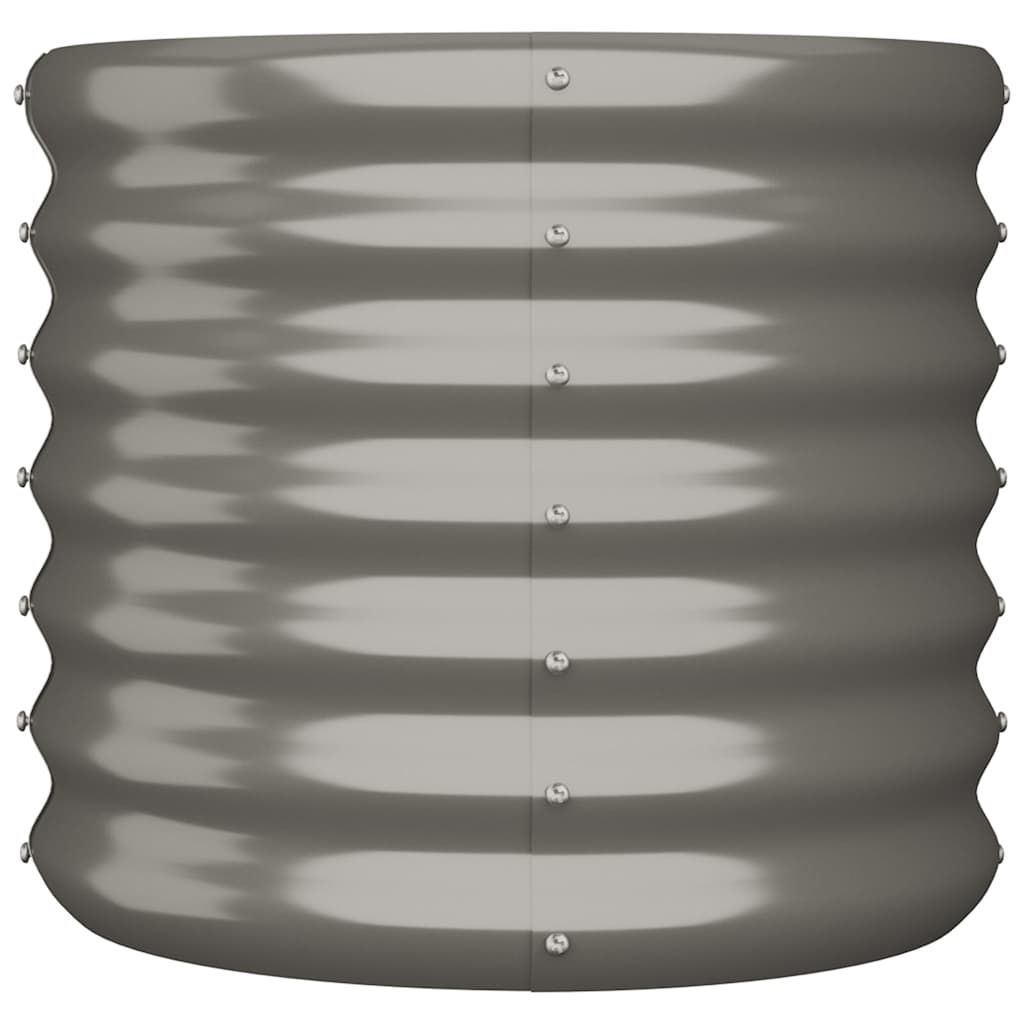 Aia taimekast, galvaniseeritud teras, 40 x 40 x 36 cm, hall