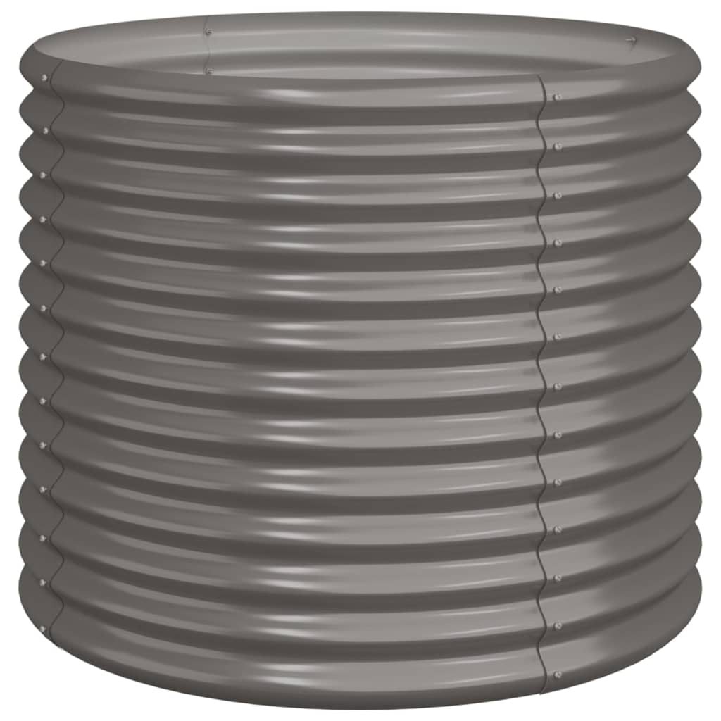 Aia taimekast, galvaniseeritud teras, 80 x 80 x 68 cm, hall