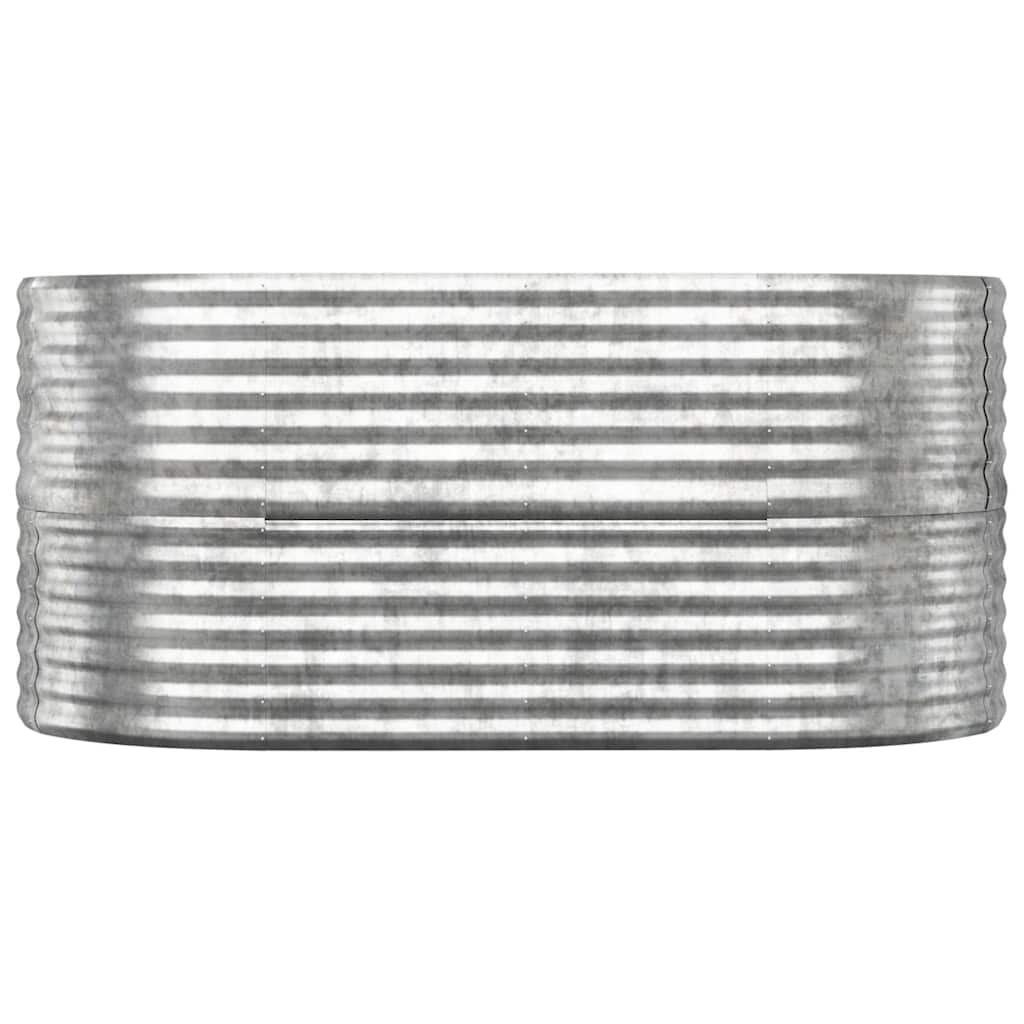 Aia taimelava, galvaniseeritud teras, 152x80x68 cm, hõbedane