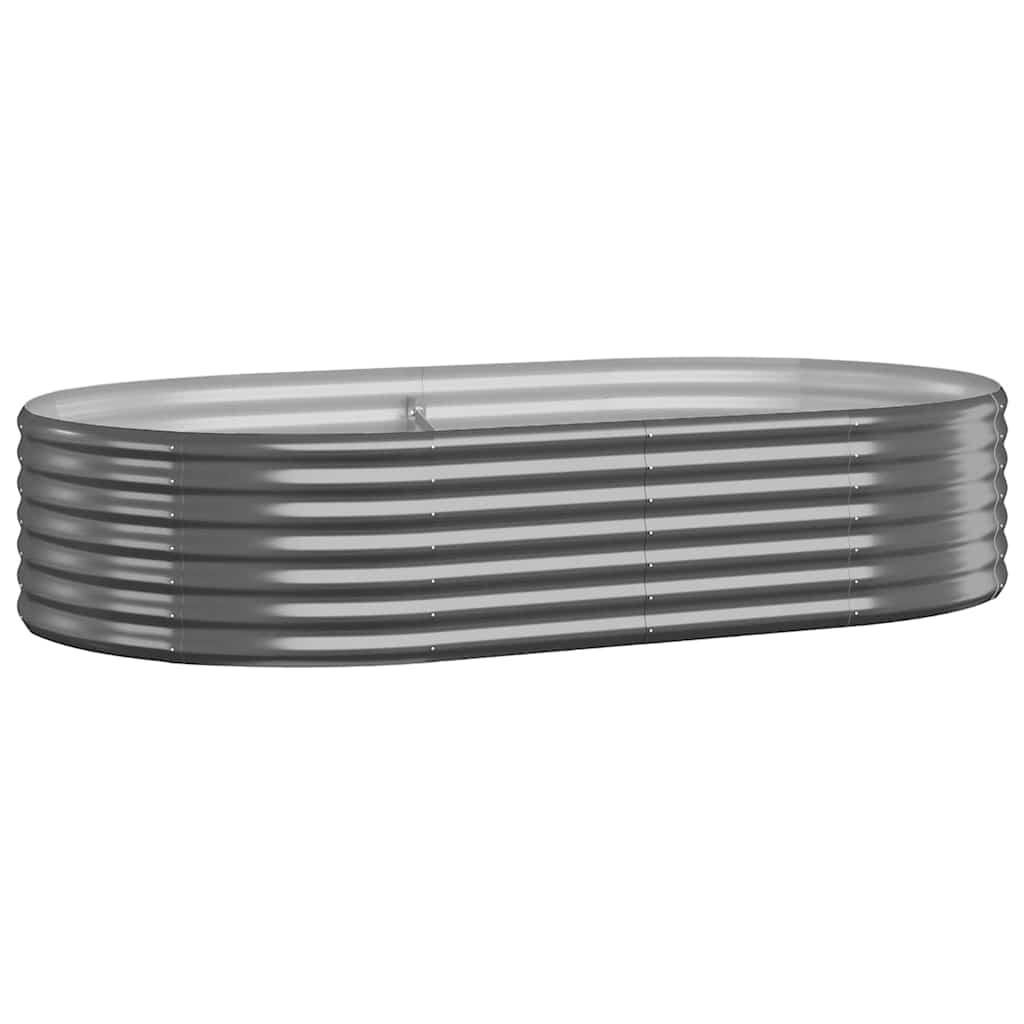 Aia taimelava, galvaniseeritud teras, 175x100x36 cm, antratsiit