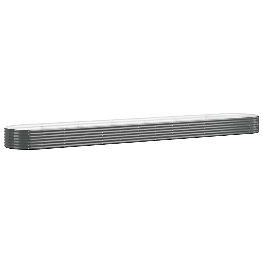 Aia taimelava, galvaniseeritud teras, 544x100x36 cm, antratsiit