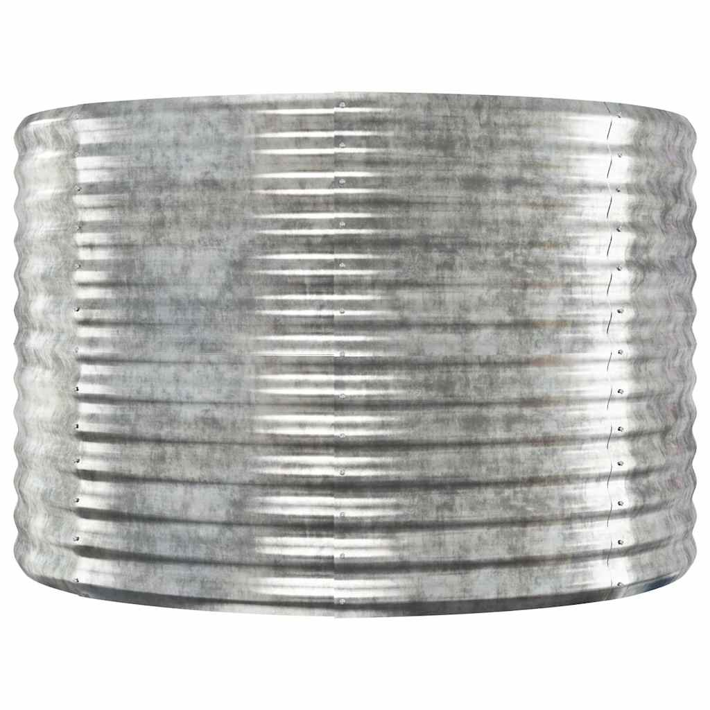 Aia taimelava, galvaniseeritud teras, 100x100x68 cm, hõbedane