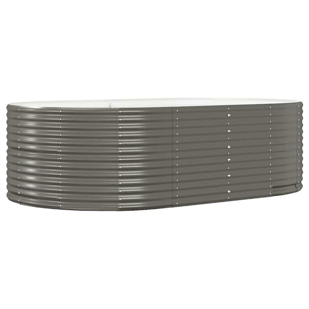 Aia taimekast, hall, 212x140x68 cm, galvaniseeritud teras