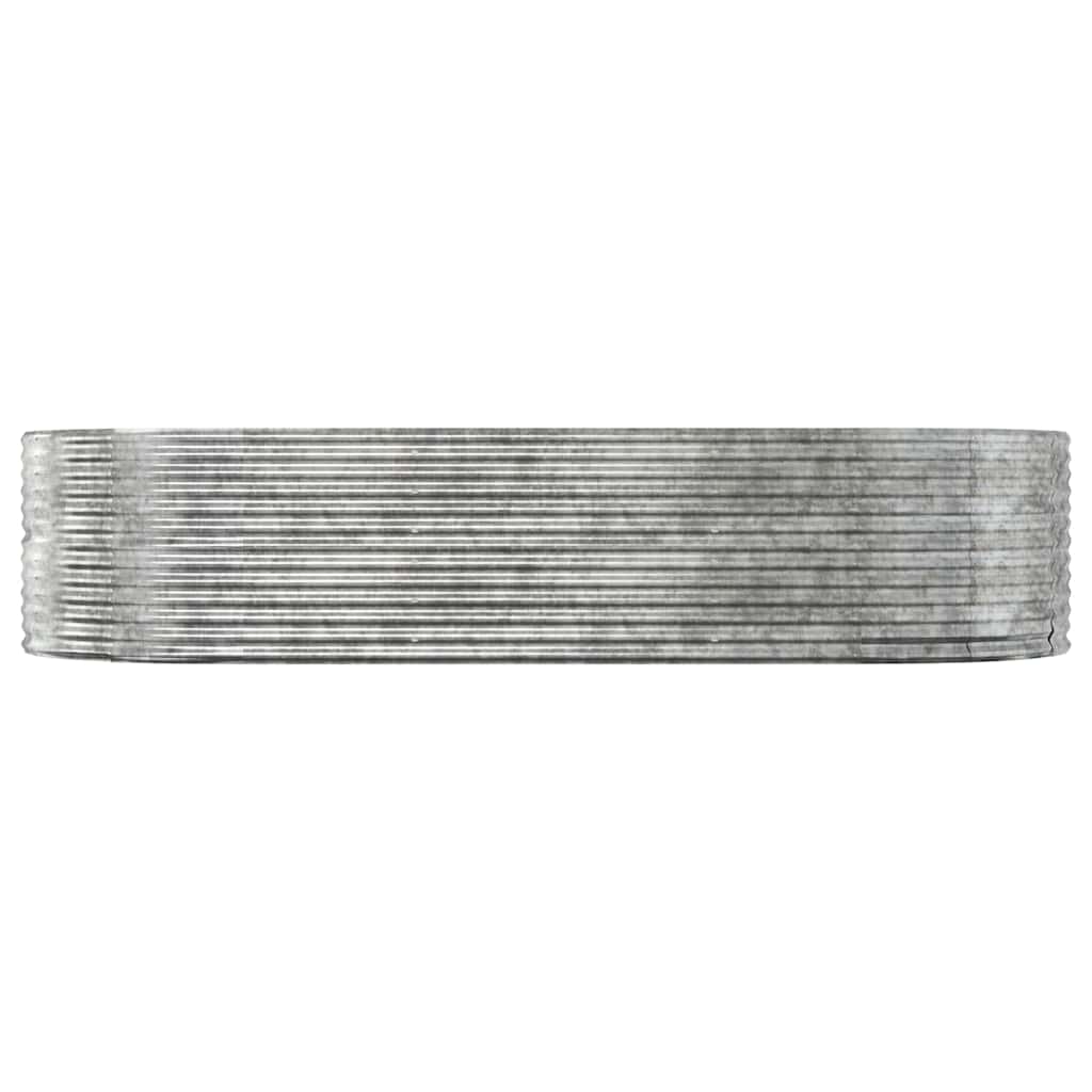 Aia taimekast, hõbedane, 291x140x68 cm, galvaniseeritud teras