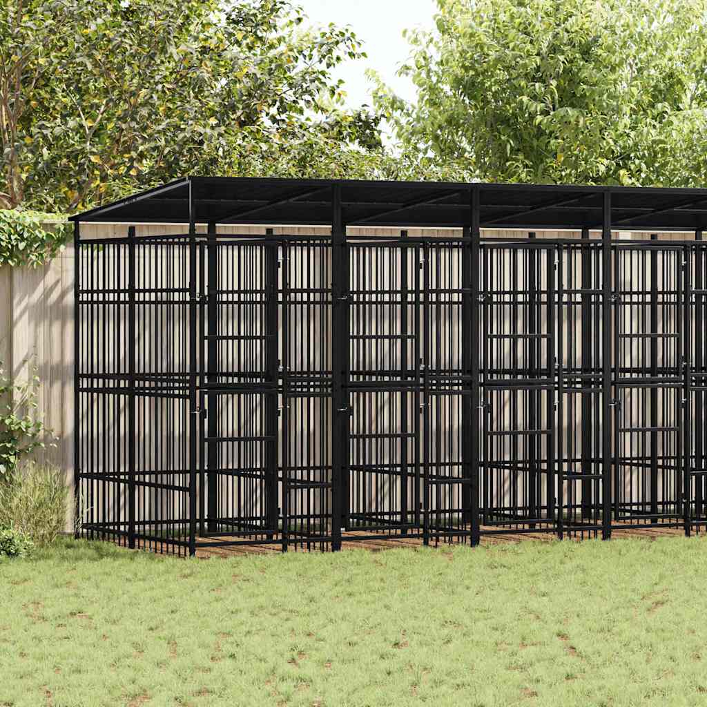 Koeraaedik katusega, teras, 12,9 m²