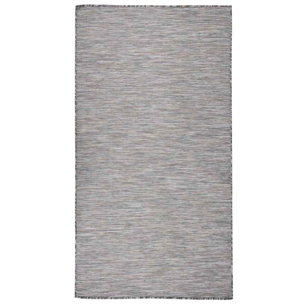 Silesidus õuevaip, 80 x 150 cm, pruun ja sinine