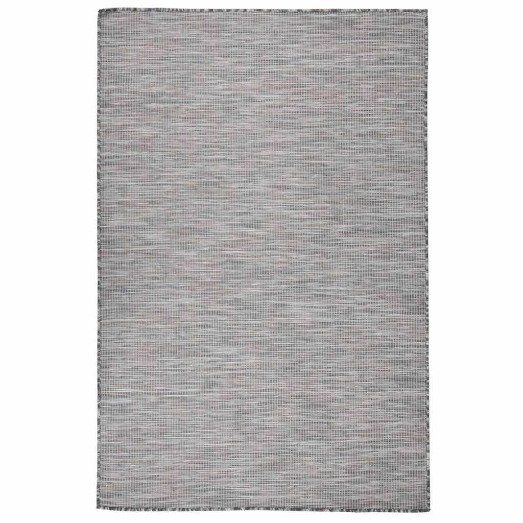 Silesidus õuevaip, 120 x 170 cm, pruun ja sinine