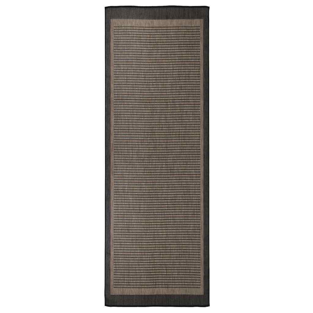 Silesidus õuevaip, 80 x 250 cm, tumepruun